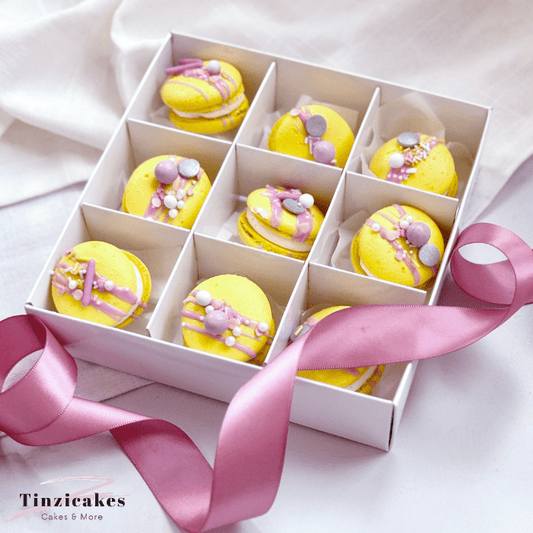 Wit doosje voor 9 macarons (10 st) - Cupcakedozen.nl