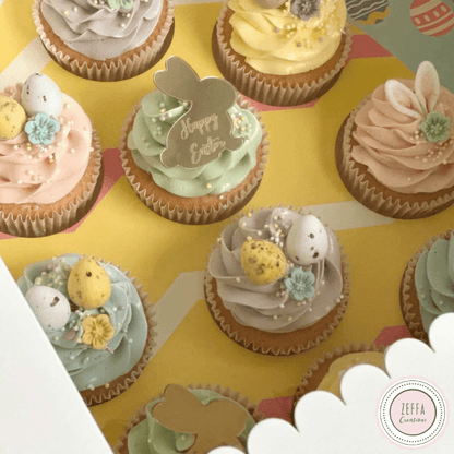 Inlegger Paasei - 10 cupcakes (10 st) - Cupcakedozen.nl