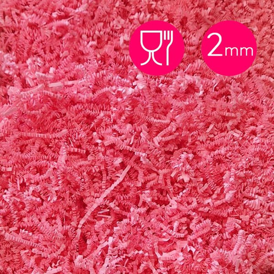 Opvulmateriaal fijn - roze (1 kg) - Cupcakedozen.nl