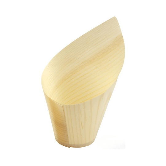 Amuse / dessertbakjes hout (50 st) - Cupcakedozen.nl