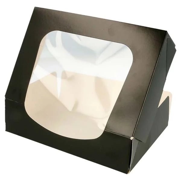 Zwarte doos voor 2 donuts (50 st.) - Cupcakedozen.nl