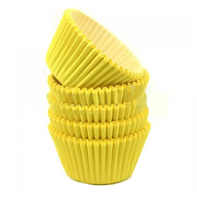 Gele baking cups (360 st.) - Cupcakedozen.nl