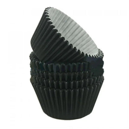 Zwarte baking cups (360 st.) - Cupcakedozen.nl