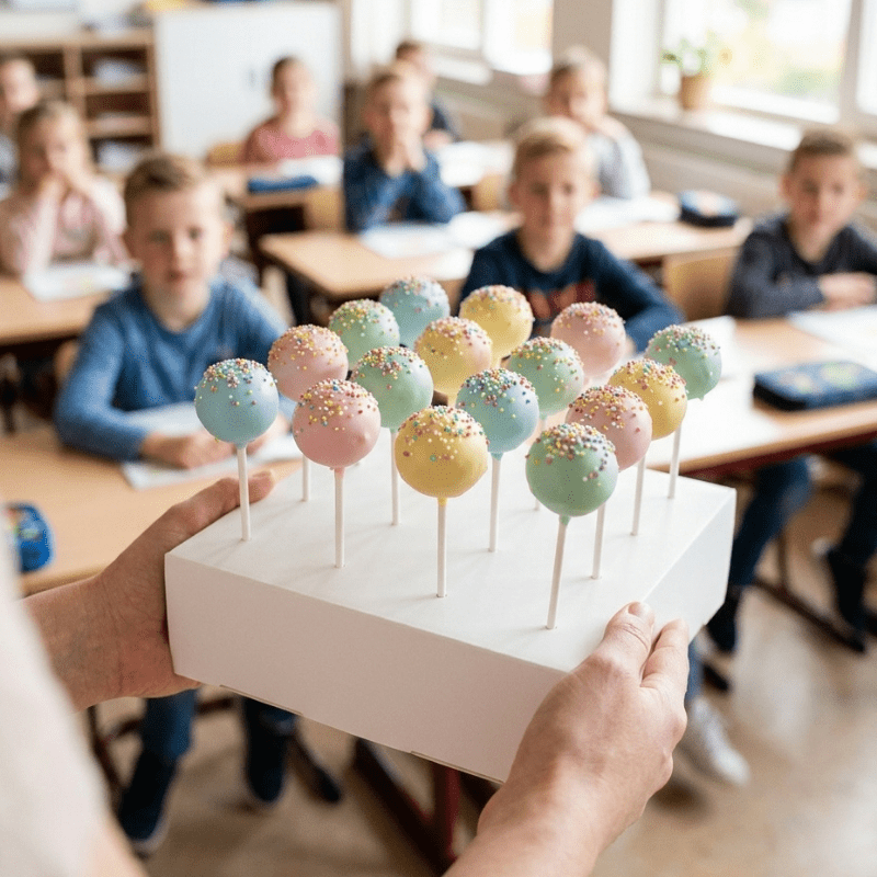 Display voor 16 cakepops (10 st.) - Cupcakedozen.nl