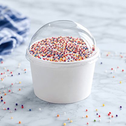 Dot cake bakjes met koepeldeksel (50 st) - Cupcakedozen.nl