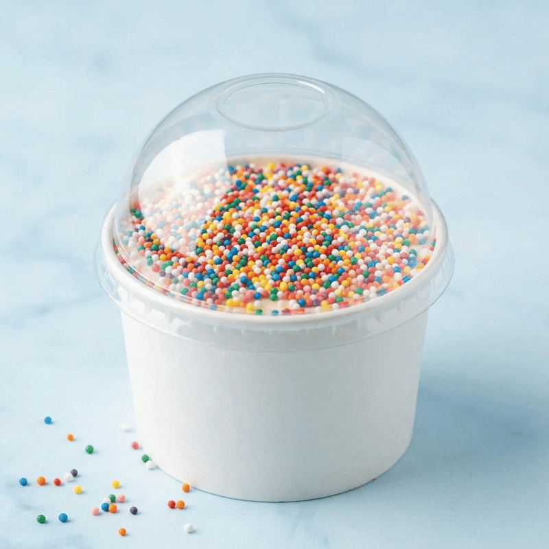 Dot cake bakjes met koepeldeksel (50 st) - Cupcakedozen.nl