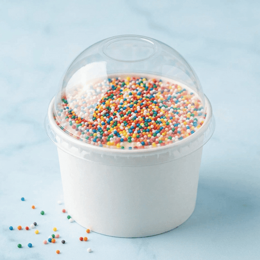 Dot cake bakjes met koepeldeksel (50 st) - Cupcakedozen.nl