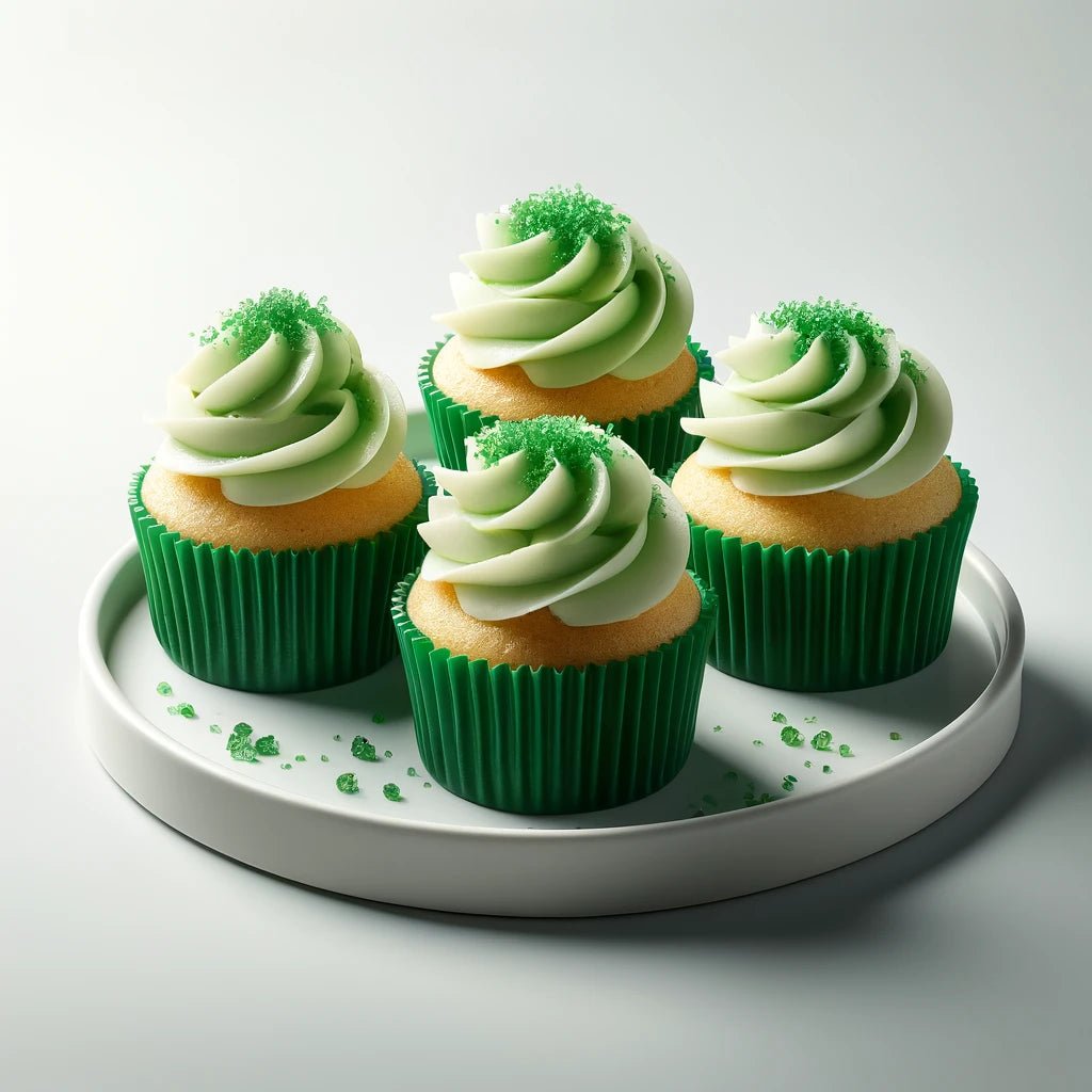 Groene baking cups (360 st.) - Cupcakedozen.nl