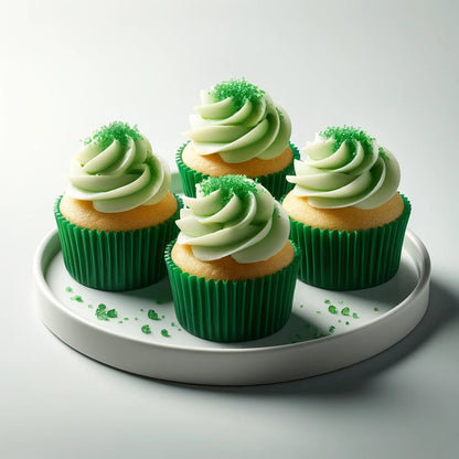 Groene baking cups (360 st.) - Cupcakedozen.nl