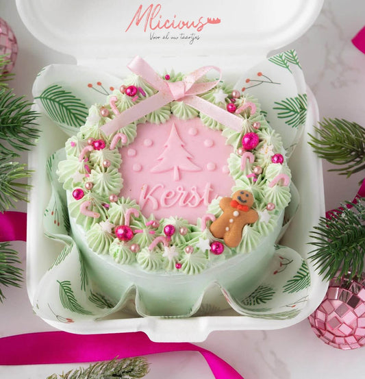 Composteerbaar bento cake doosje (50 st) - Cupcakedozen.nl