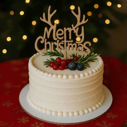 kerst taart topper kopen