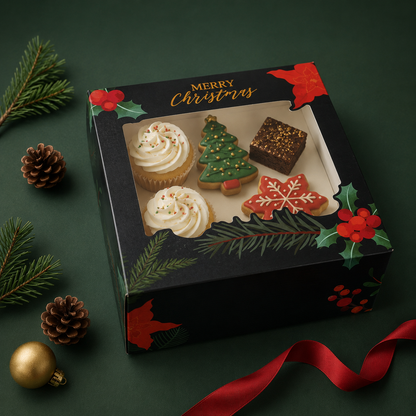 Kerst vensterdoos - 21x21x9 (10 st)