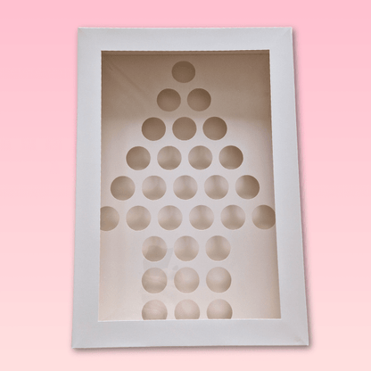 doos voor minicupcakes kerst