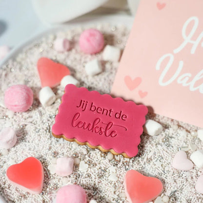 Koekstempel - Jij bent de leukste - Cupcakedozen.nl