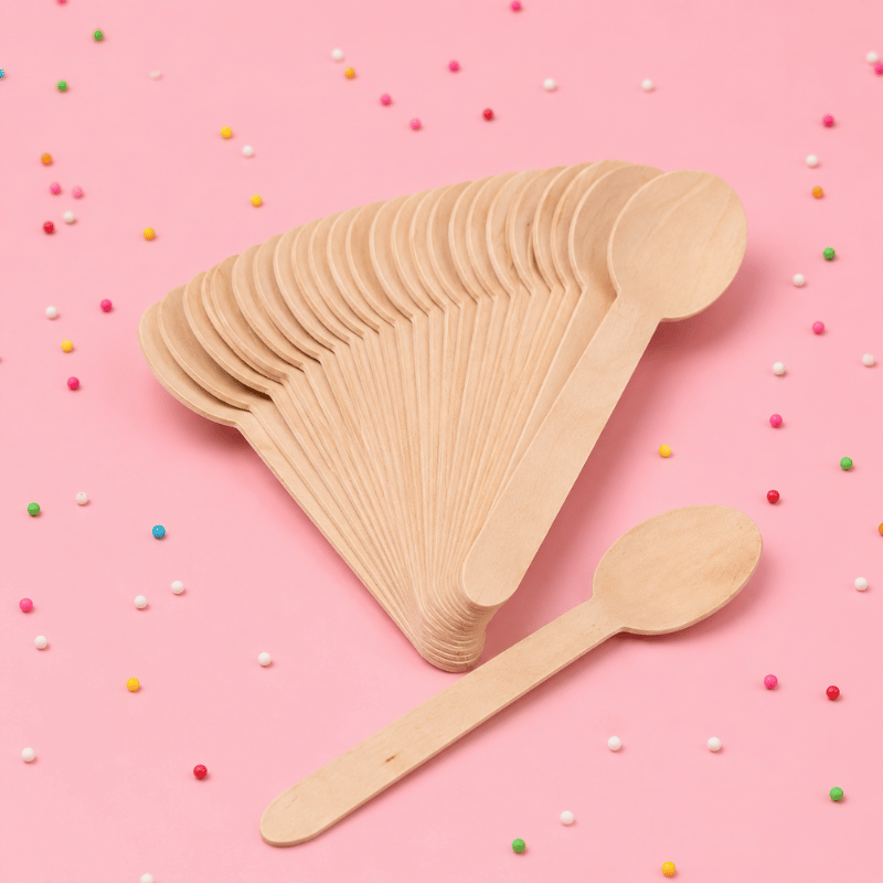 Houten lepels - 16 cm (100 st)