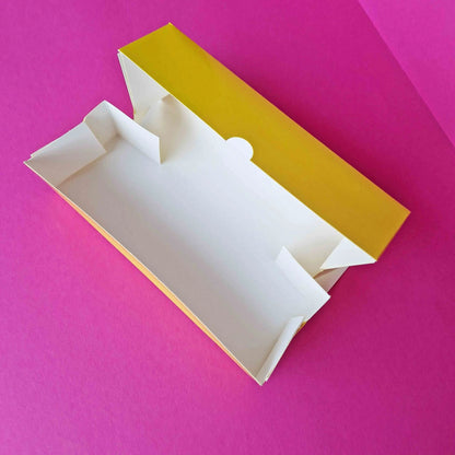 Geel macarondoosje (50 st) - Cupcakedozen.nl