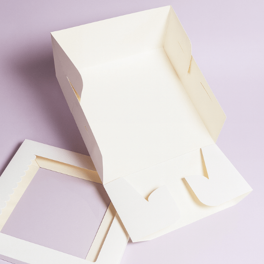 Taartdoos 30x30x15 - luifel (10 st) - Cupcakedozen.nl