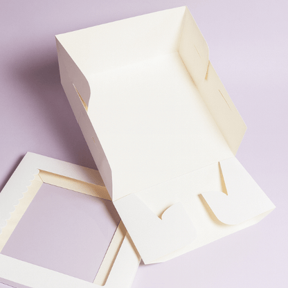 Taartdoos 30x30x15 - luifel (10 st) - Cupcakedozen.nl