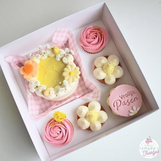 Bento combibox + 5 cupcakes (10 st) - Cupcakedozen.nl
