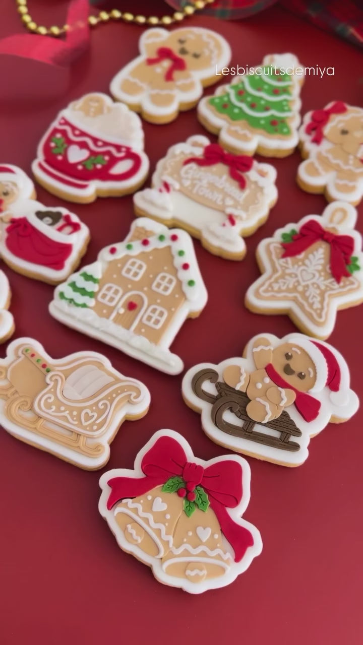 Kerststempel gingerbread man