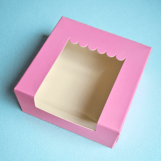 Roze donutdoosje - luifel (25 st) - Cupcakedozen.nl