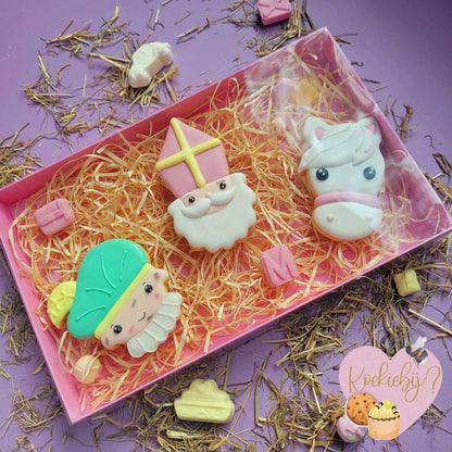 Roze (brievenbus)doos voor koekjes (10 st) - Cupcakedozen.nl