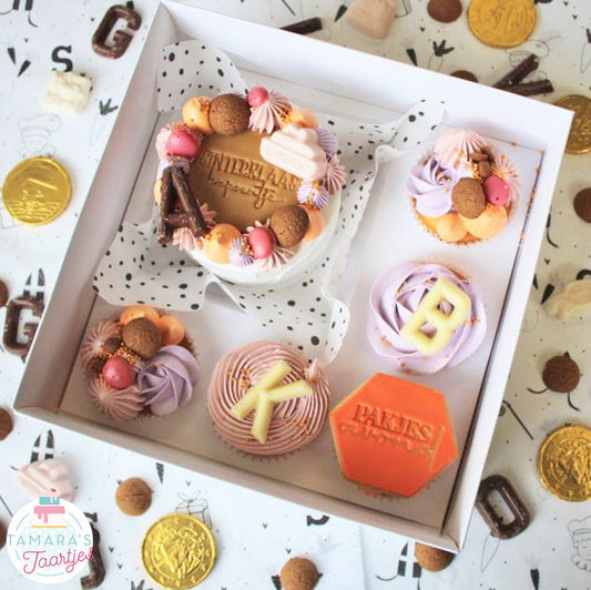 Bento combibox + 5 cupcakes (10 st) - Cupcakedozen.nl