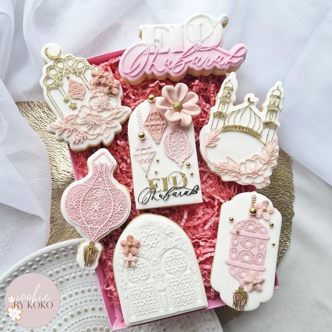 Roze (brievenbus)doos voor koekjes (10 st) - Cupcakedozen.nl