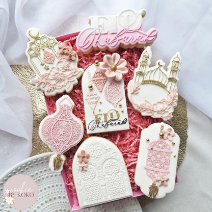 Roze (brievenbus)doos voor koekjes (10 st) - Cupcakedozen.nl