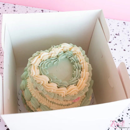 Hoge taartdoos 28x28x28 - luifel (10 st) - Cupcakedozen.nl