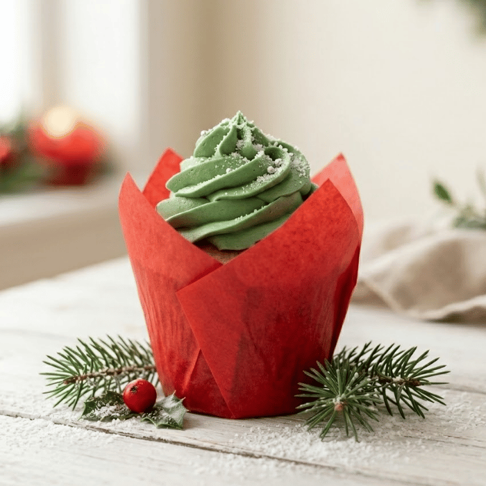 Tulp baking cups - rood (200 st.)