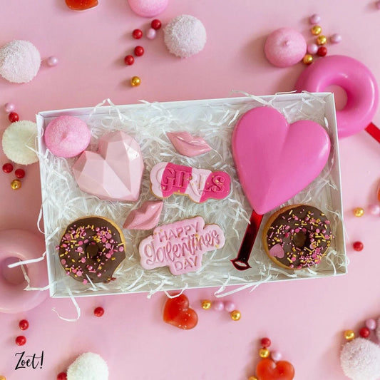 Witte (brievenbus)doos voor koekjes (10 st) - Cupcakedozen.nl