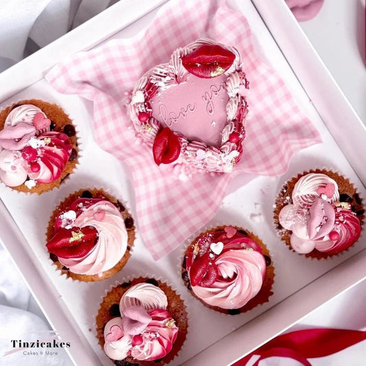 Bento combibox + 5 cupcakes (10 st) - Cupcakedozen.nl