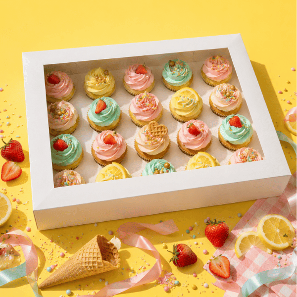 Doos voor 20 cupcakes (10 st) - Cupcakedozen.nl