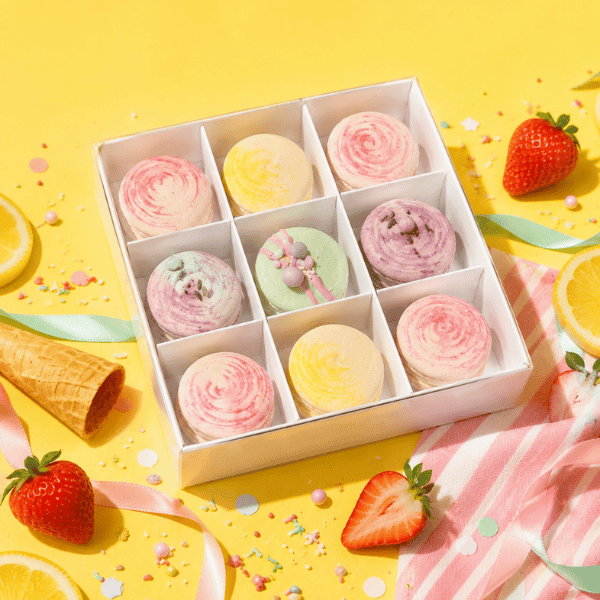 Wit doosje voor 9 macarons (10 st) - Cupcakedozen.nl
