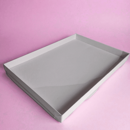 Witte XL doos voor koekjes (10 st) - Cupcakedozen.nl