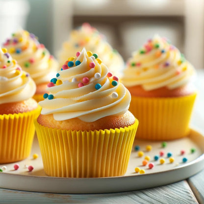 Gele baking cups (360 st.) - Cupcakedozen.nl